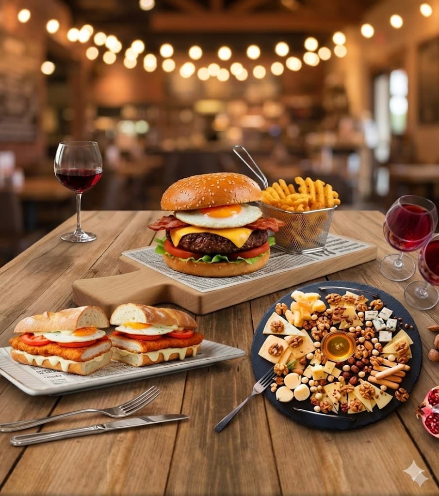 Burguer, Baguettes y Tablas